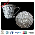 cheap and modern electroplating cup and saucer sets